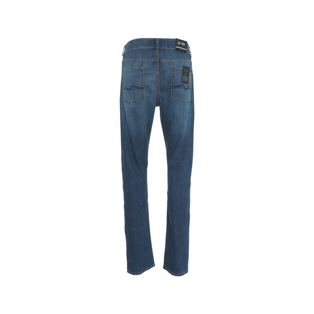 7 For All Mankind Slim Fit Jeans Blue Heren