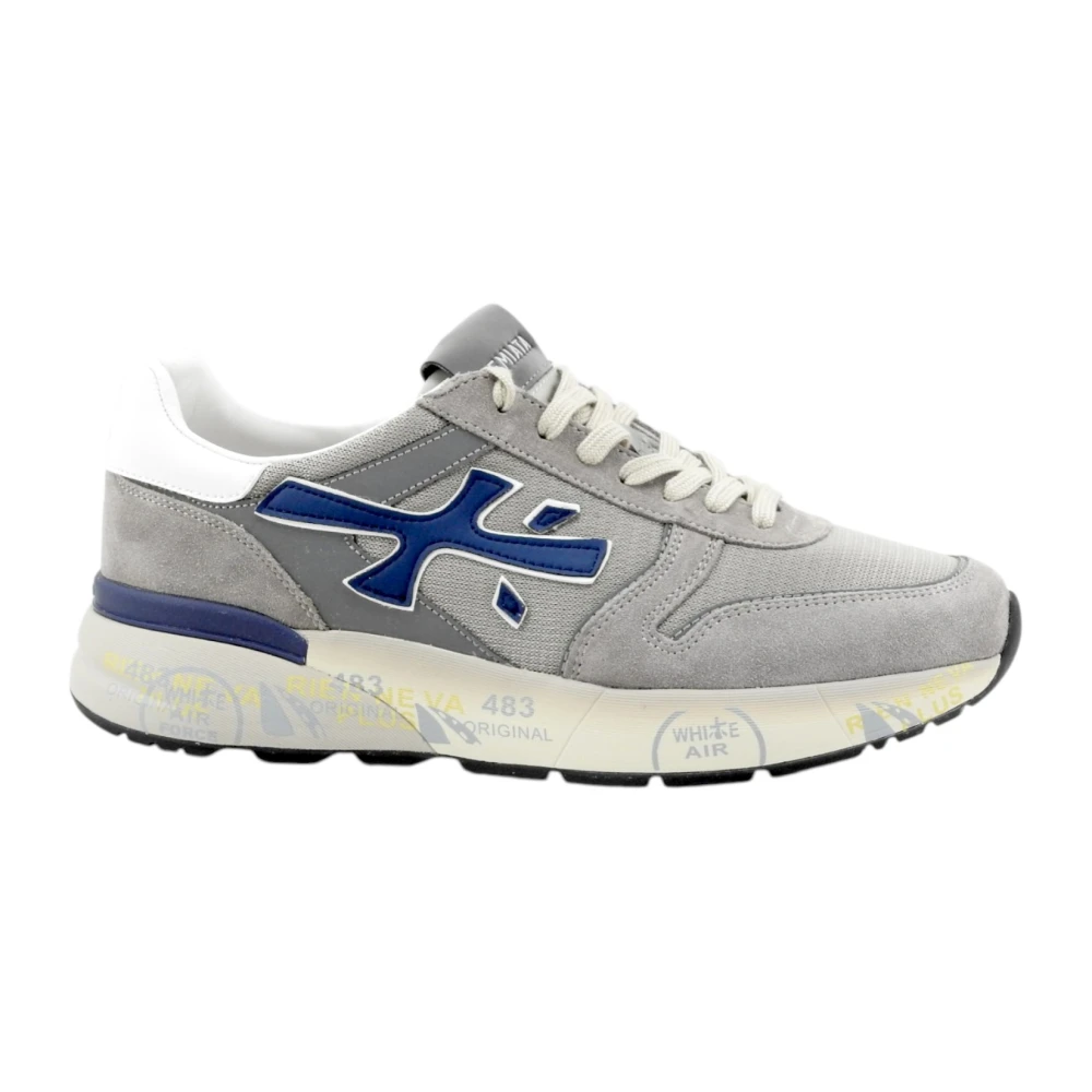 Premiata Men's Gray Sneakers, 10 Uk, Trainers