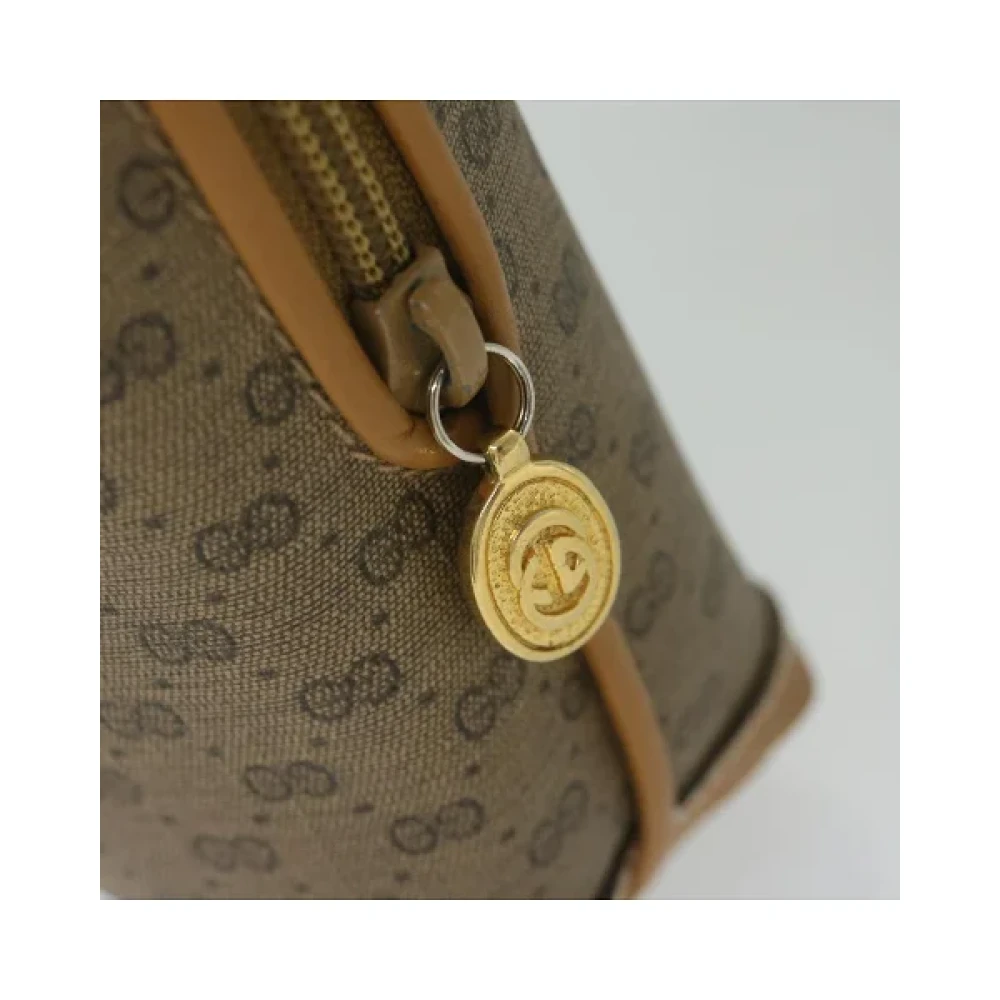 Gucci Vintage Pre-owned Leather gucci-bags Beige Dames