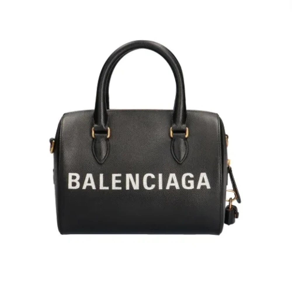 Balenciaga Vintage Pre-owned Leather handbags Black Dames