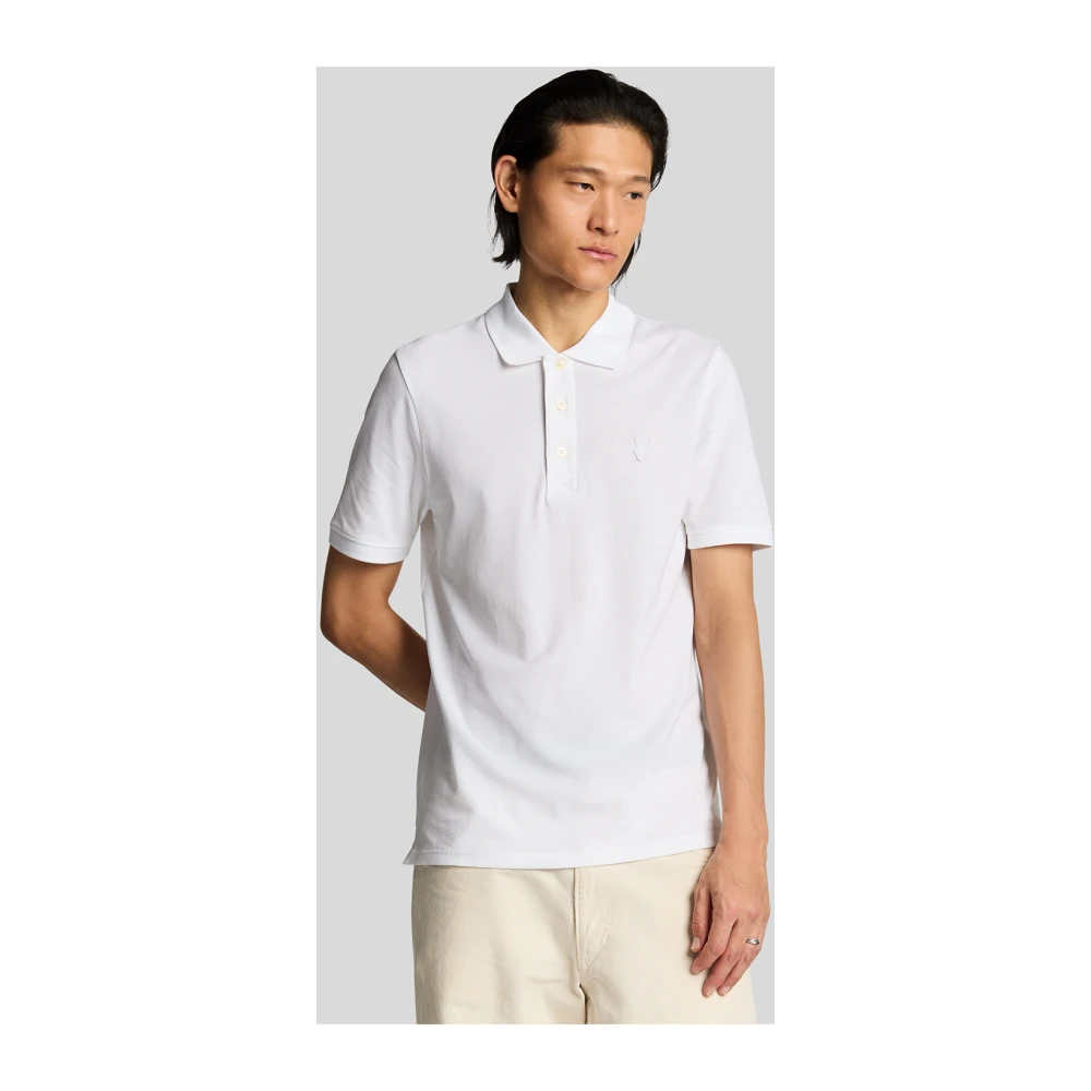 Lyle & Scott SS Polo Shirts Superfine Polo Shirt Blue Heren