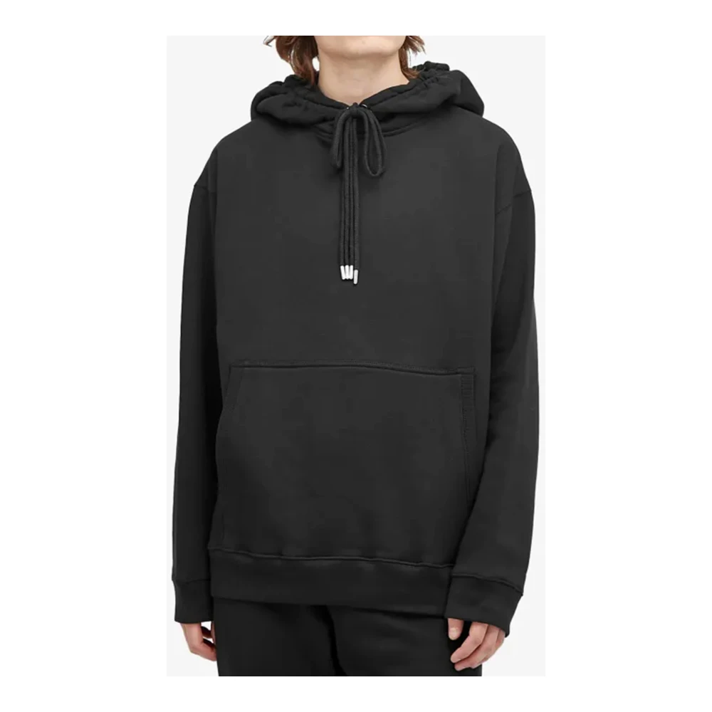 Dries Van Noten Zwarte hoodie met Haxel-stijl Black Heren