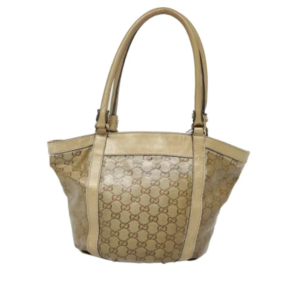 Gucci Vintage Pre-owned Canvas gucci-bags Yellow Dames