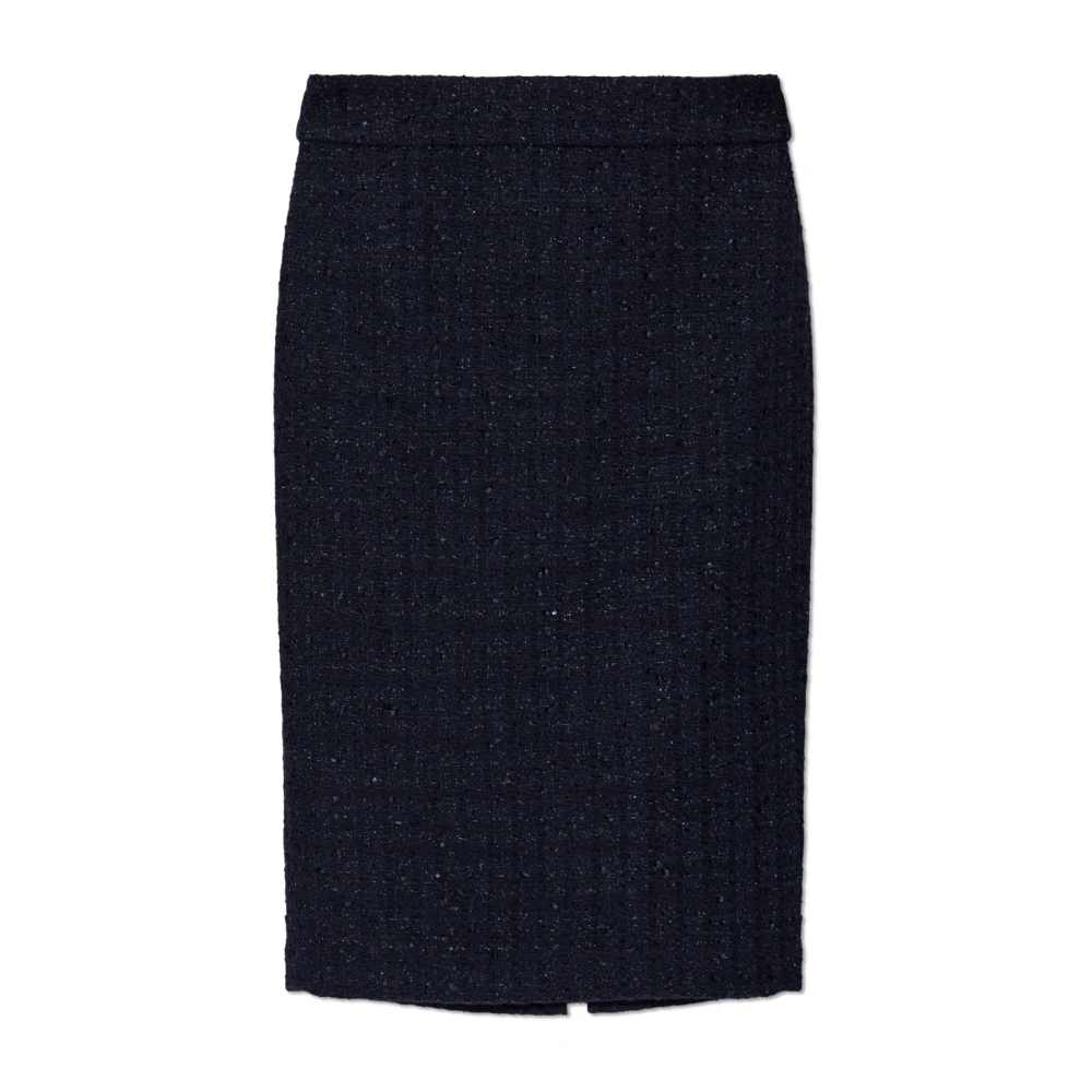 Emporio Armani Tweed rok Blue Dames