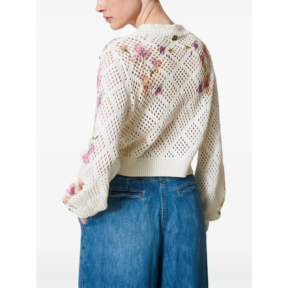Twinset Multicolor Moeder van Parel Cardigan Multicolor Dames