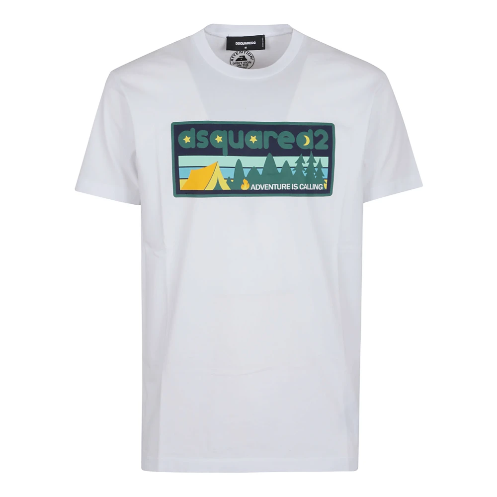 Dsquared2 Wit T-shirt voor heren White Heren