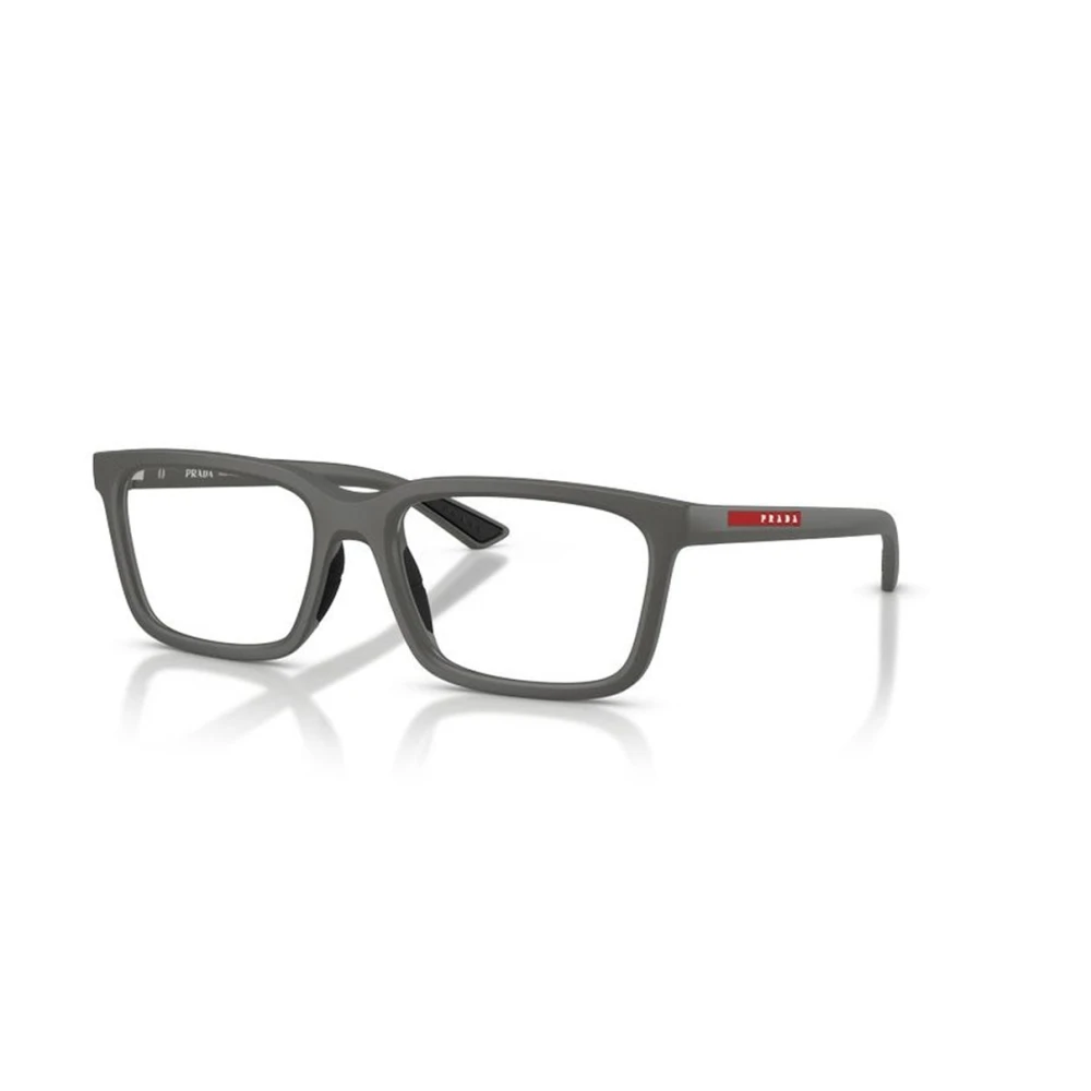 Prada Linea Rossa Grey Ps 02Sv 16X1o1 Man Optical Frames Injected Squared Normal - Image 2