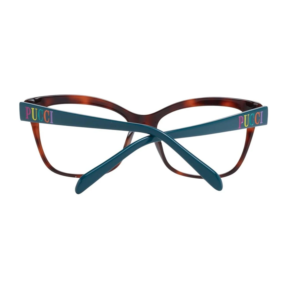EMILIO PUCCI Bruine Butterfly Optische Monturen Multicolor Dames