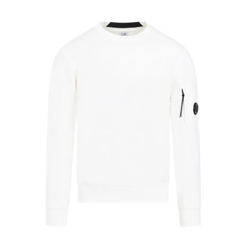 C.P. Company Witte Crewneck Sweatshirt Ss24 White Heren