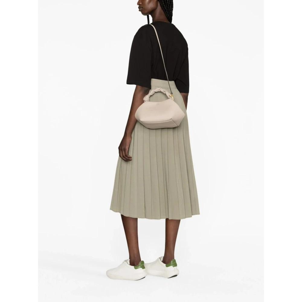 Ganni Oester Grijs Bou Kleine Tas Gray Dames