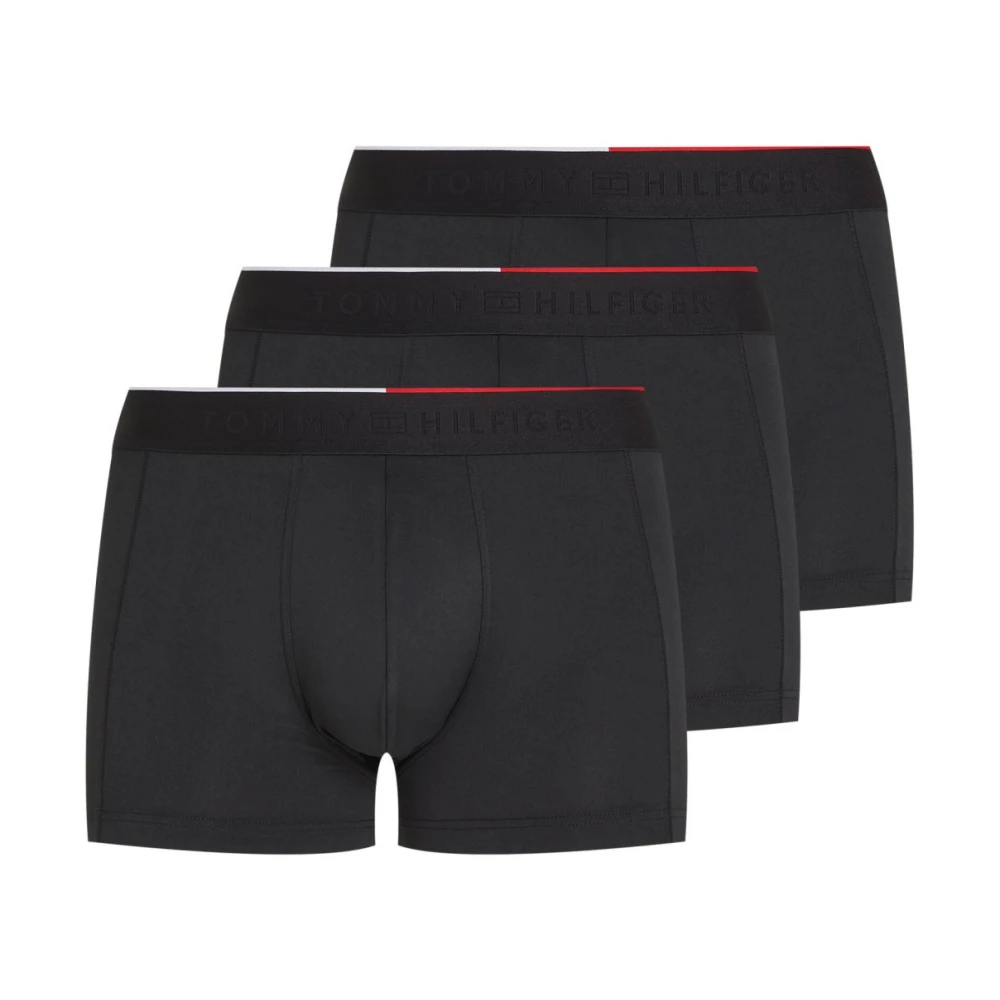 Tommy Hilfiger Microvezel Boxershorts Rekbare Zwarte Black Heren