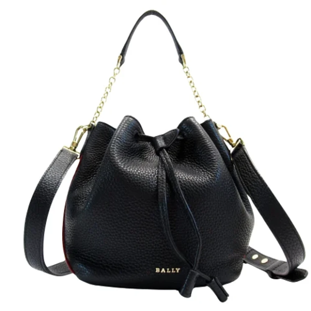 Bally Pre-owned Leather shoulder-bags Black Dames