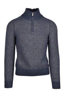 Turtleneck Zip Sweater