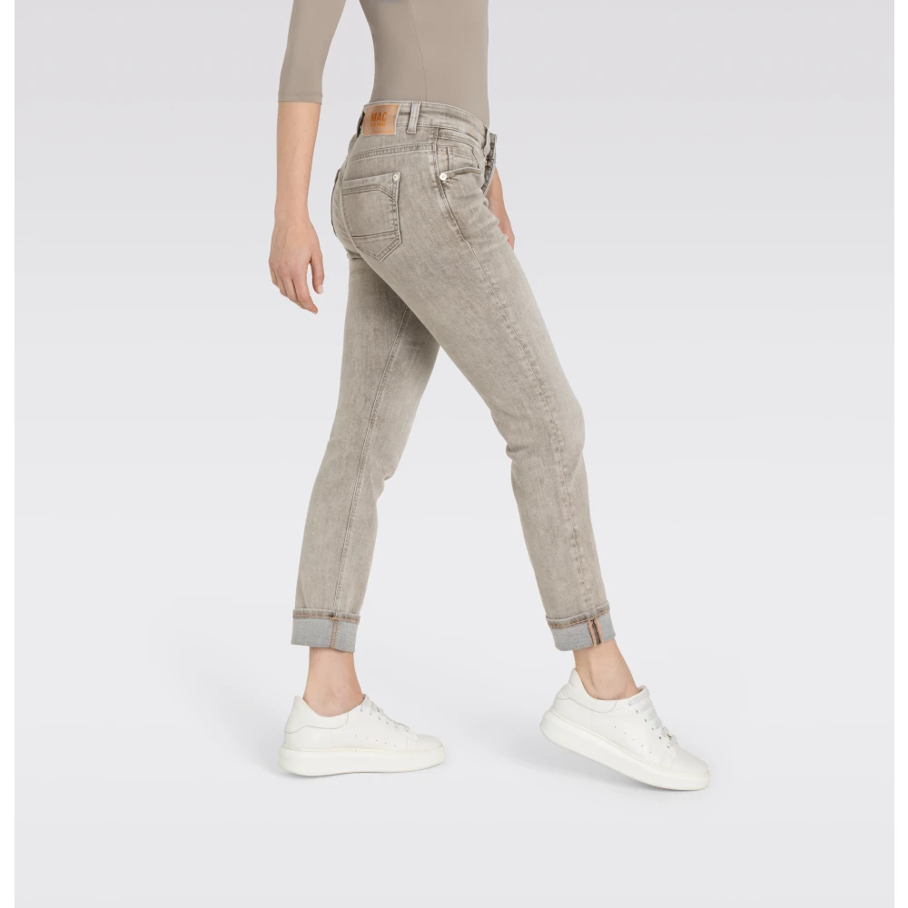 MAC Rijke Slimme Authentieke Denim Jeans Brown Dames