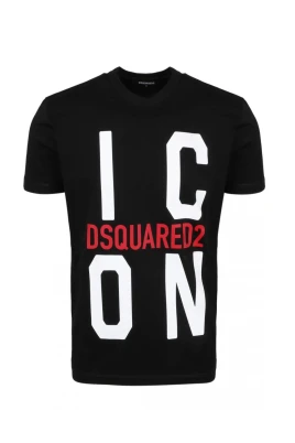 T-shirt i bomull med stor logotyp