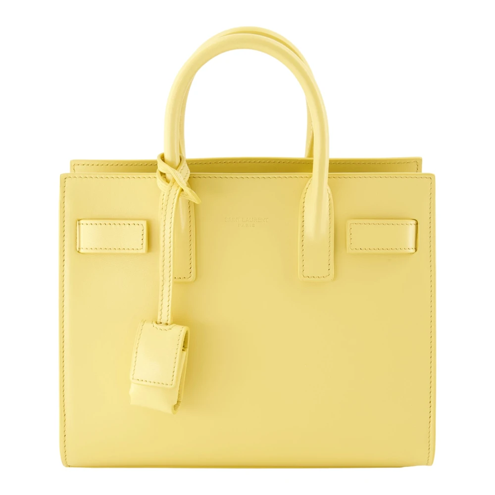 Saint Laurent Women's Yellow Sac De Jour Nano - Handbags - One Size - Bags