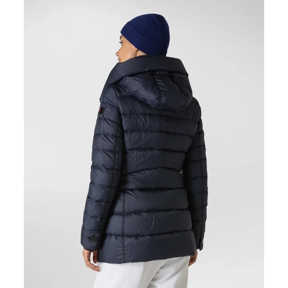 Peuterey Stijlvol Lichtgewicht Gewatteerde Jas Blue Dames