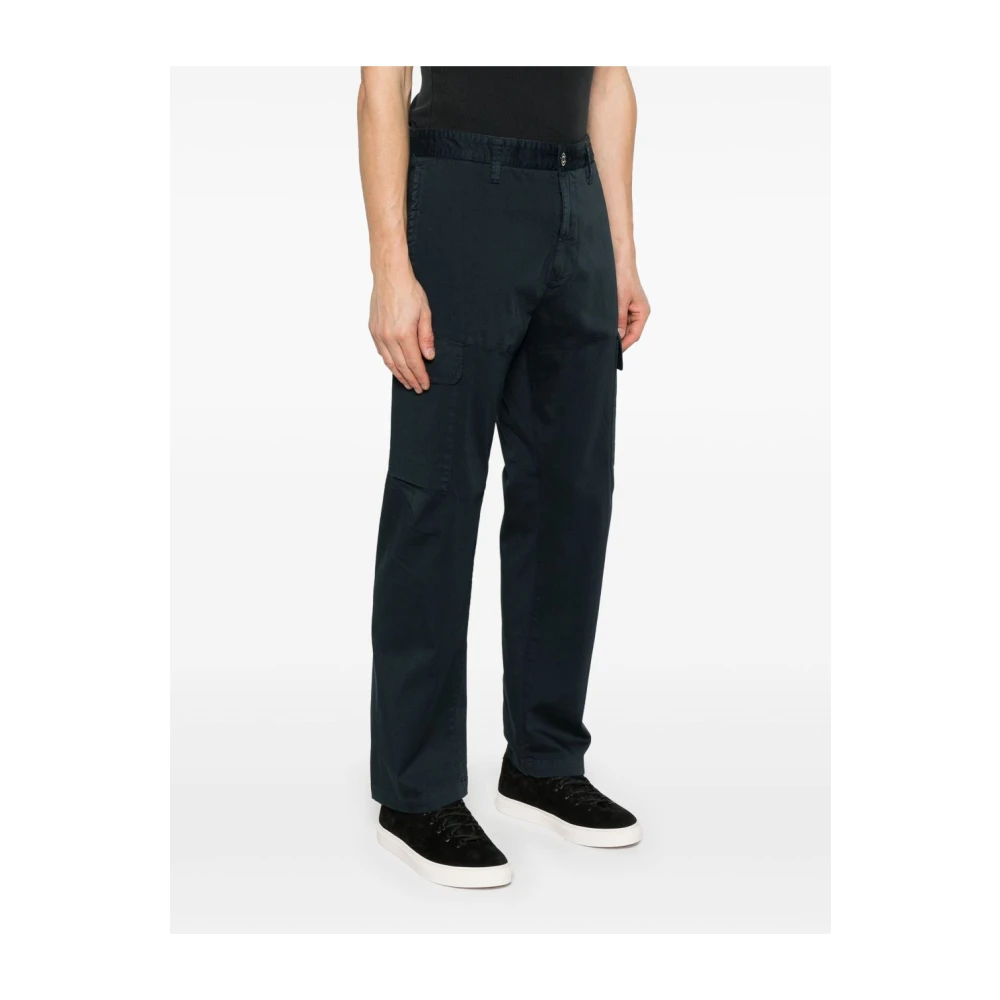 Stone Island Blauwe Stijlvolle Herenbroek Blue Heren