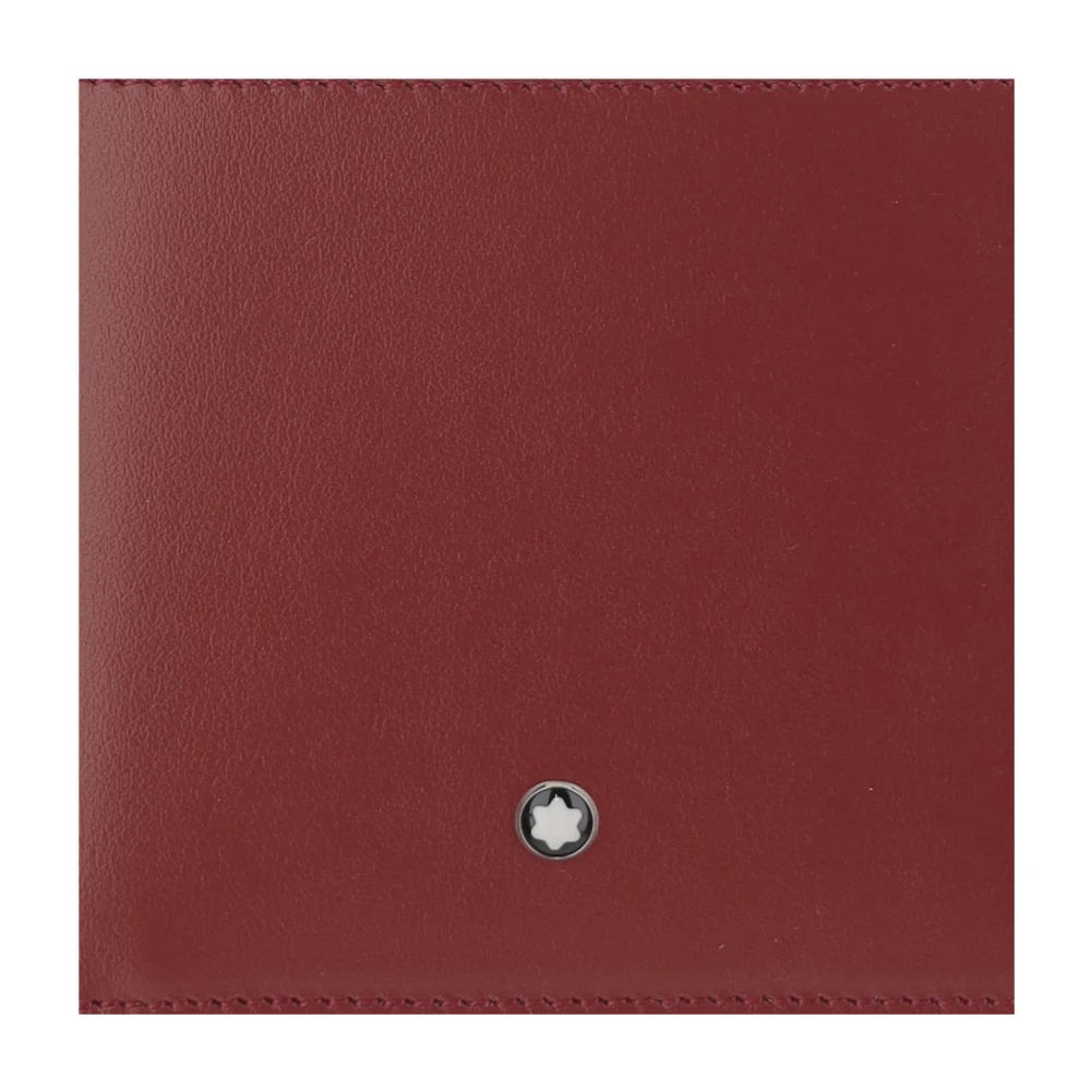Montblanc Leren portemonnee met kaartsleuven Red Heren