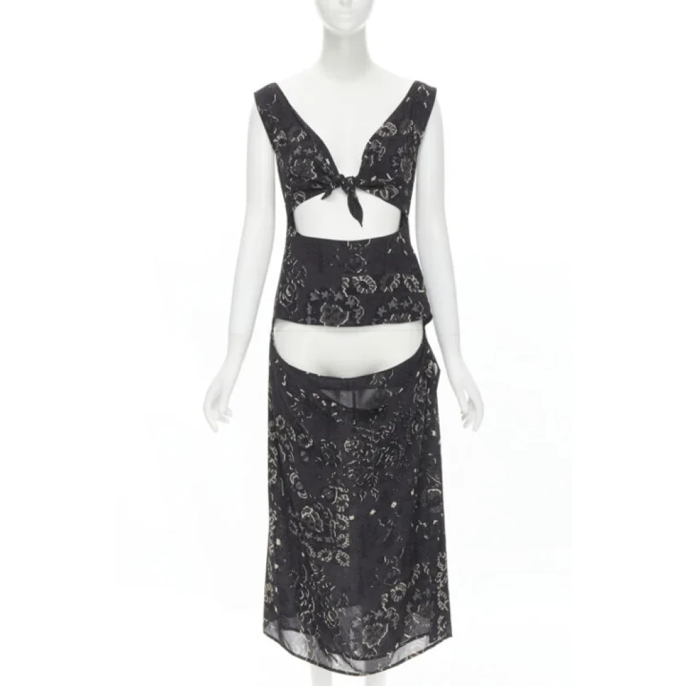 Yohji Yamamoto Pre-owned Fabric dresses Black Dames