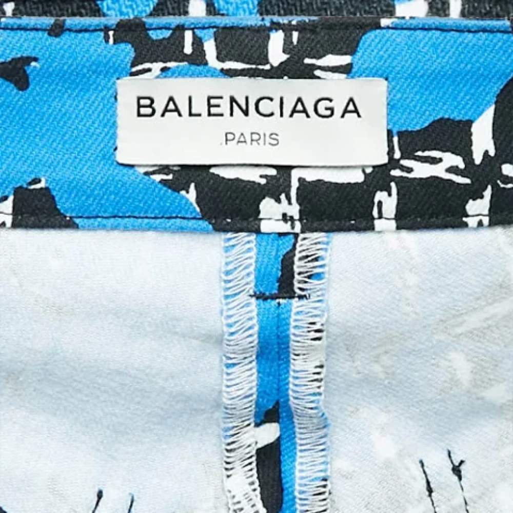 Balenciaga Vintage Pre-owned Denim jeans Blue Dames