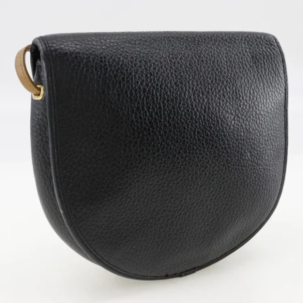 Dior Vintage Pre-owned Leather dior-bags Black Dames