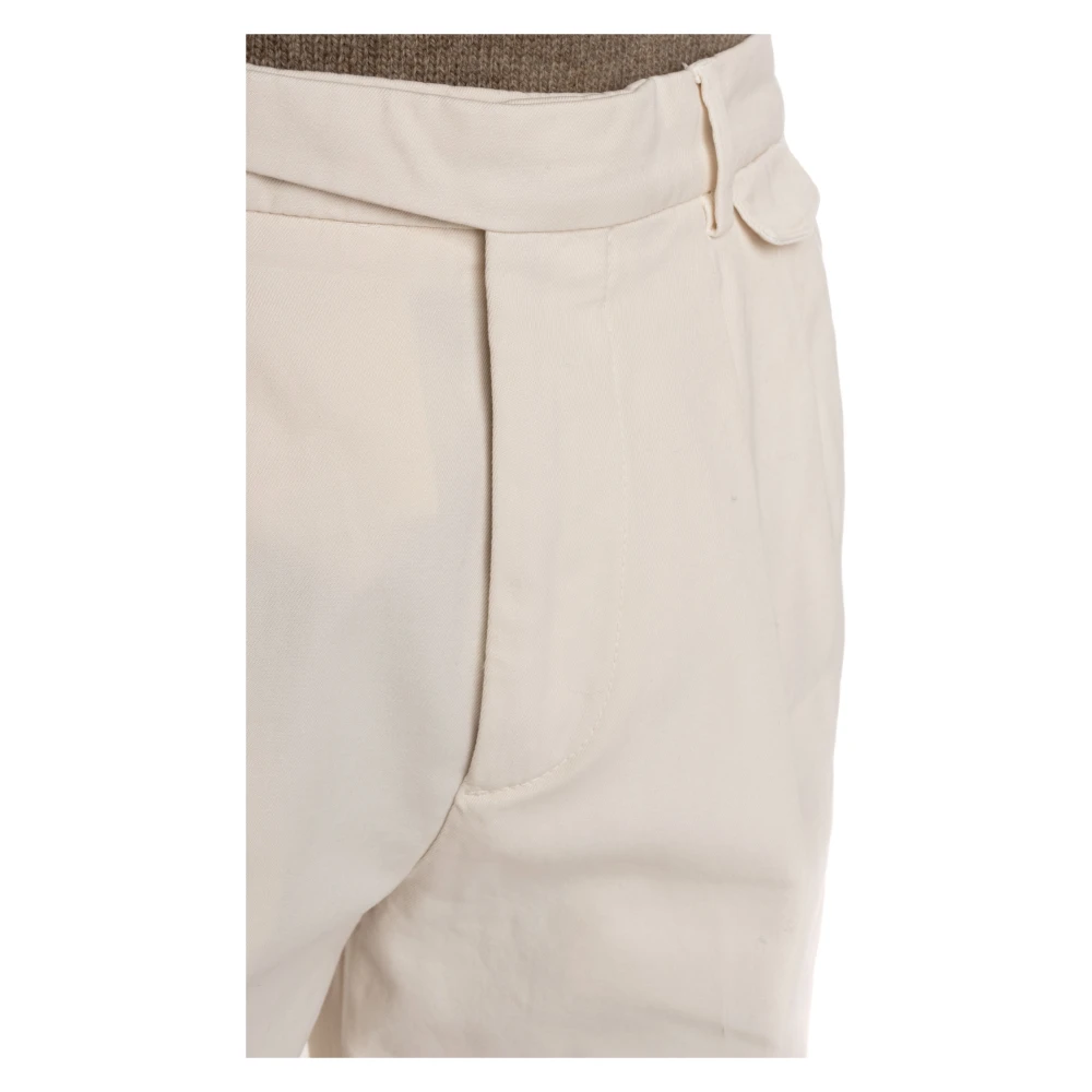 BRUNELLO CUCINELLI Katoenen gabardine broek Beige Heren