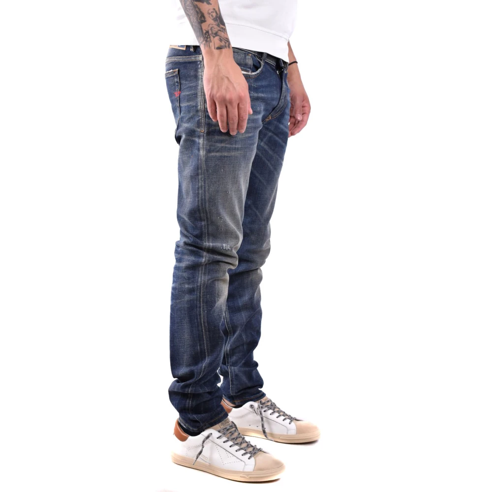 Diesel Heren Jeans Denim Ss24 Blue Heren