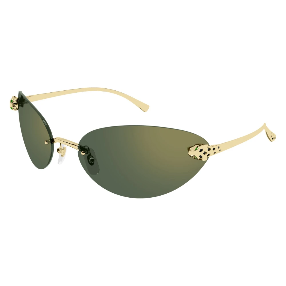 Cartier Unisex Yellow Sunglasses, One Size, Panthère Sunglasses