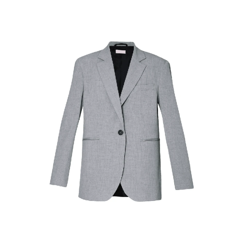 Liu Jo Grijze Frozen Blazer met splitten Gray Dames