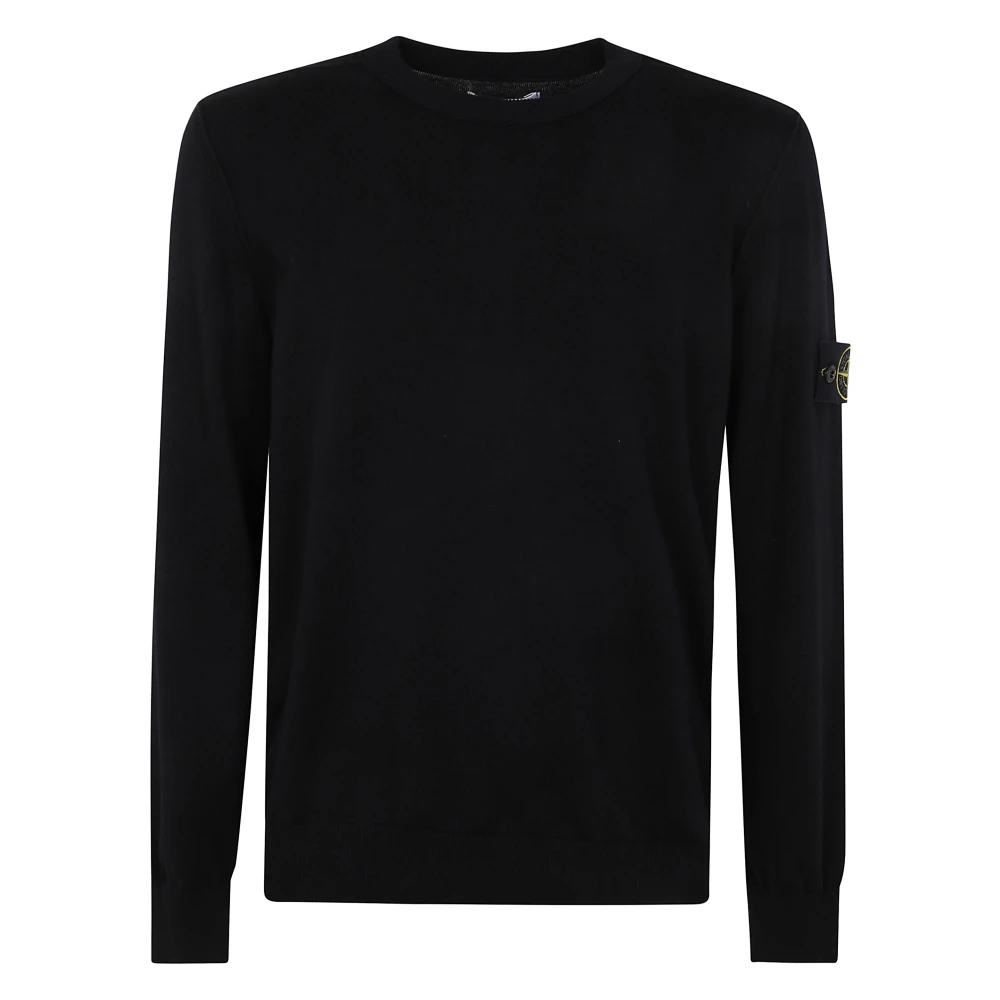 Stone Island Casual Gebreide Trui Black Heren