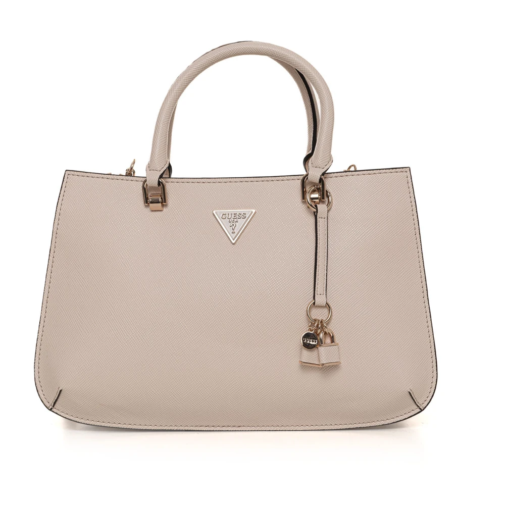 Guess Middelgrote tas met verstelbare band Beige Dames