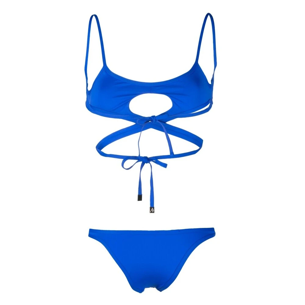 The Attico Cobaltblauwe Cut-Out Bikini Blue Dames