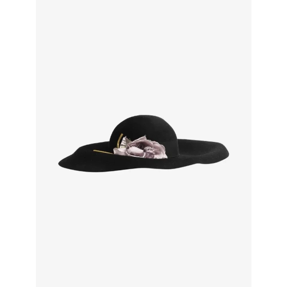 Gucci Vintage Pre-owned Fabric hats Black Dames