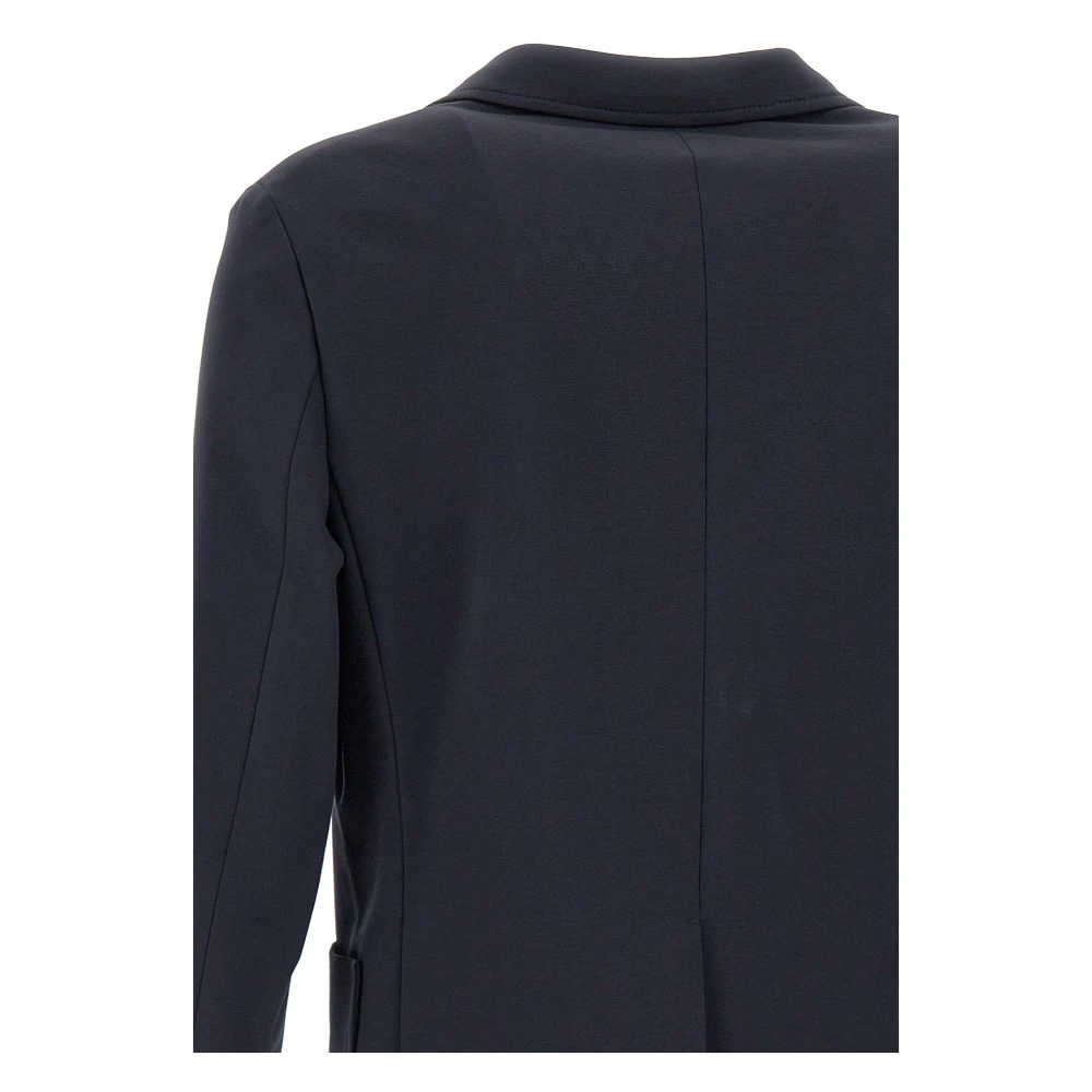 Paolo Pecora Blauwe Herenblazer met Piekrevers Blue Heren