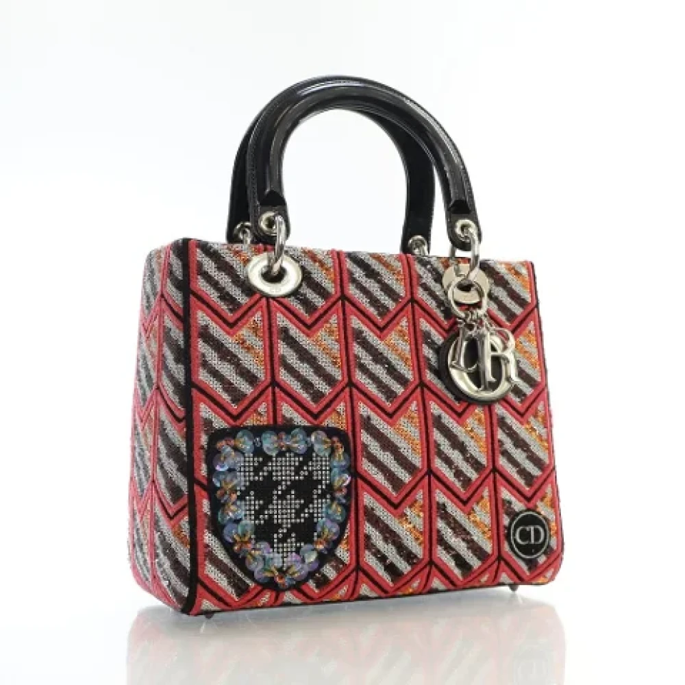 Dior Vintage Pre-owned Leather dior-bags Red Dames