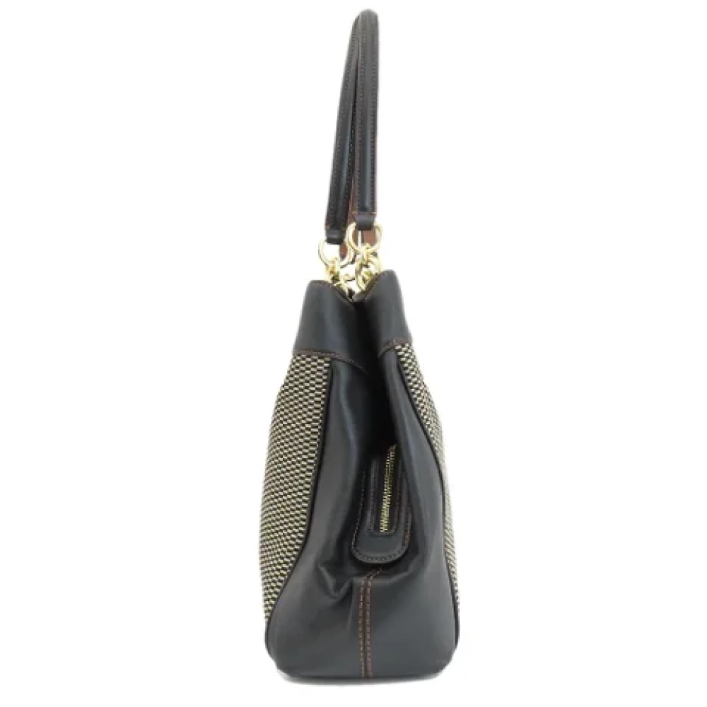 Coach Pre-owned Canvas shoulder-bags Black Dames