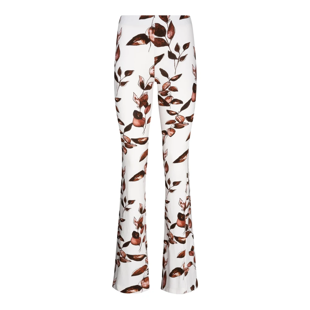 Circus Hotel Bloemen hoge taille broek Multicolor Dames