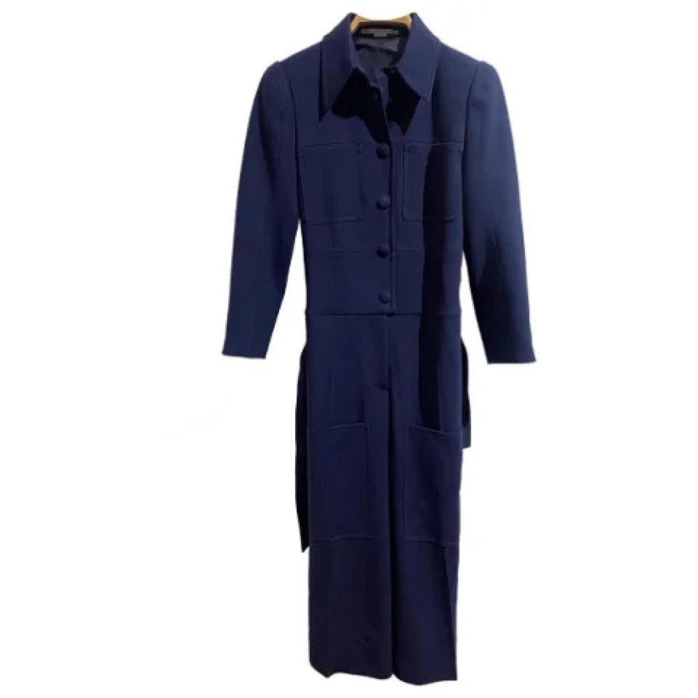 Stella McCartney Pre-owned Wool dresses Blue Dames