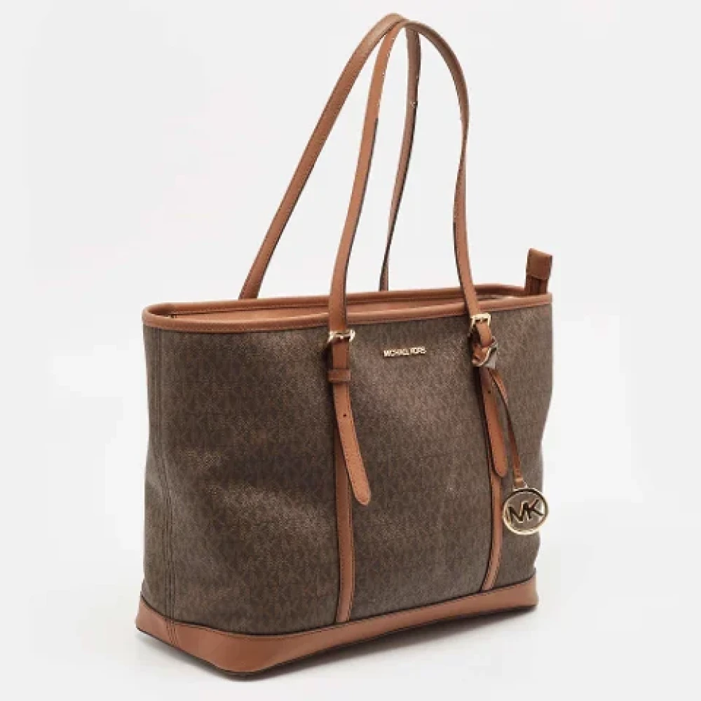 Michael Kors Pre-owned Canvas totes Brown Dames
