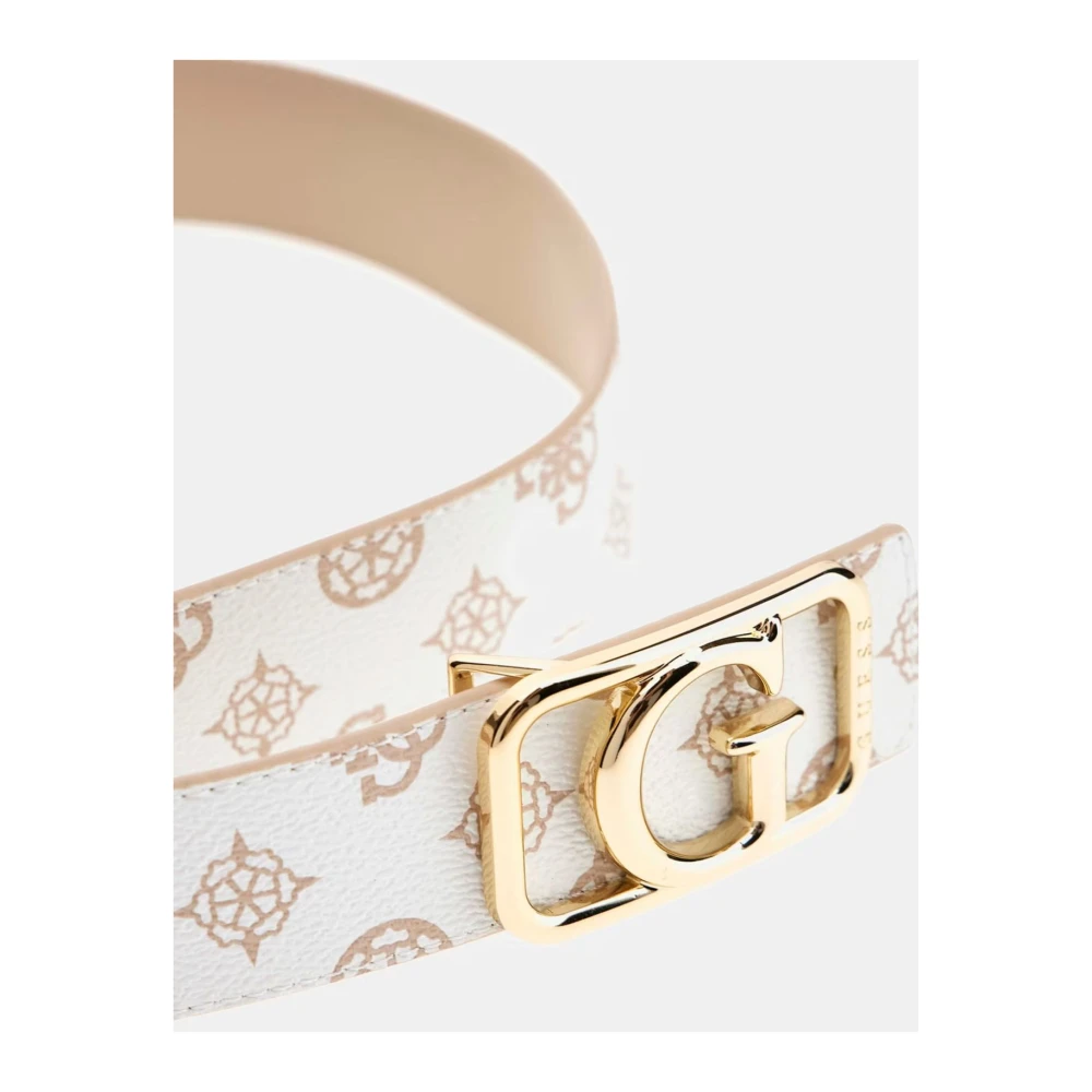 Guess Damesriem Logato White Dames