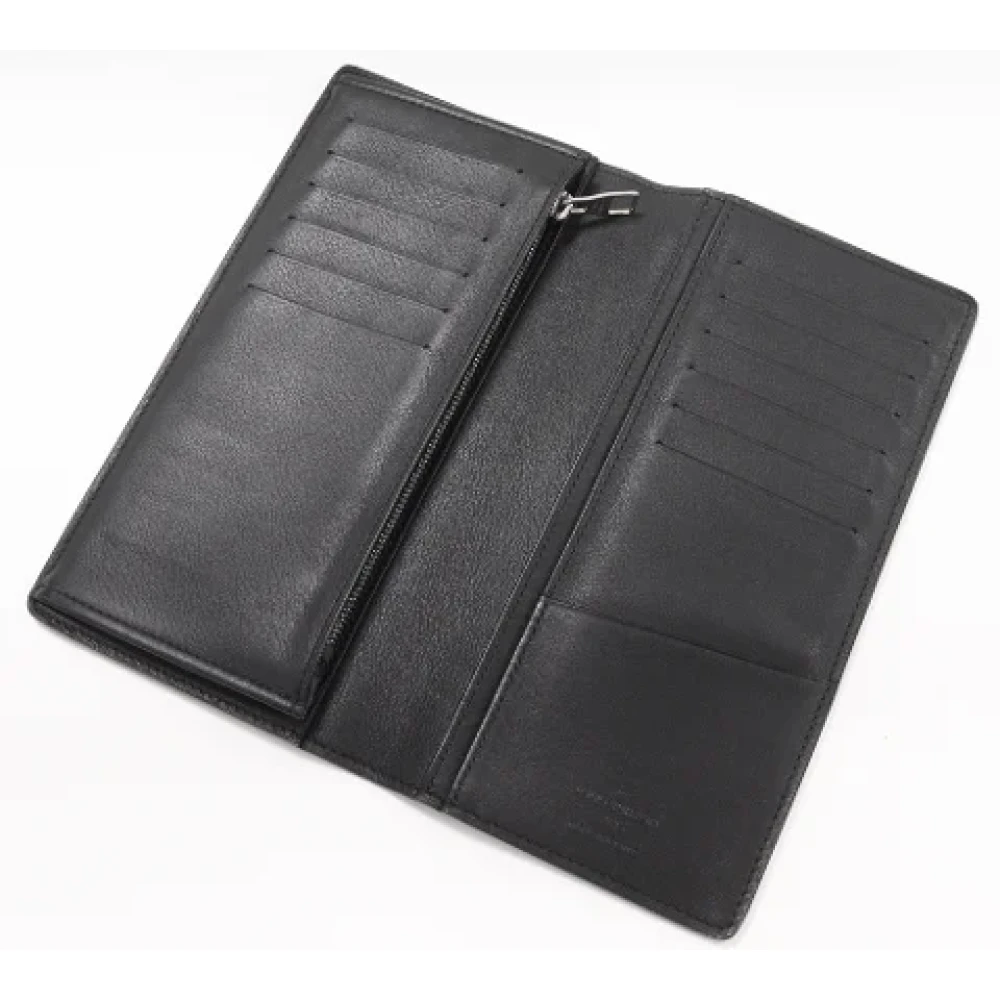 Louis Vuitton Vintage Pre-owned Leather wallets Black Heren