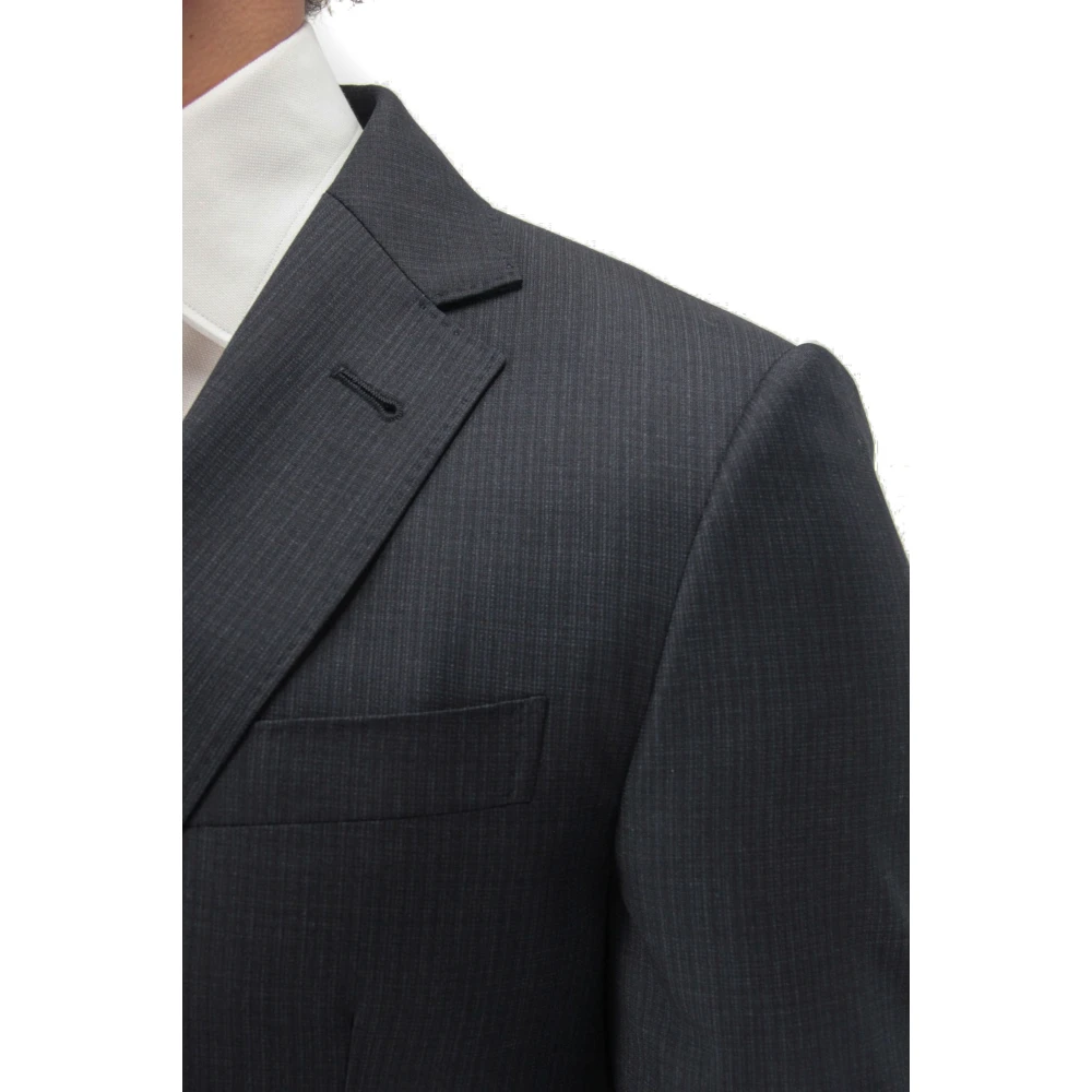 Ermenegildo Zegna Blauwe Wollen Jurk Drop 8 Stijl Blue Heren