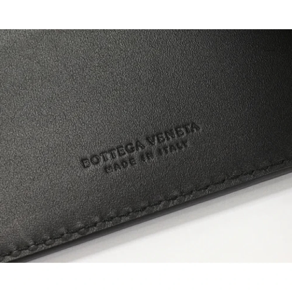 Bottega Veneta Vintage Pre-owned Leather wallets Black Dames