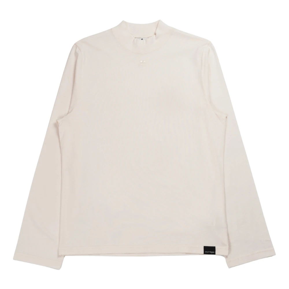 Courrèges Off-White Volcano Longsleeve Shirt Beige Heren