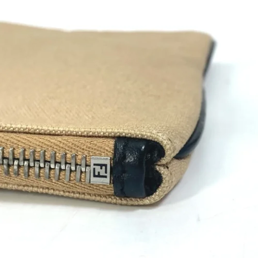Fendi Vintage Pre-owned Fabric fendi-bags Beige Dames