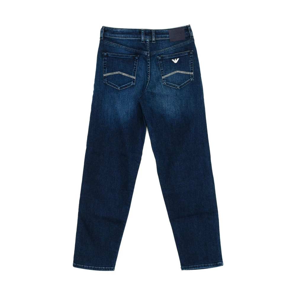 Armani Jeans Slim Fit Denim Jeans Blue Dames