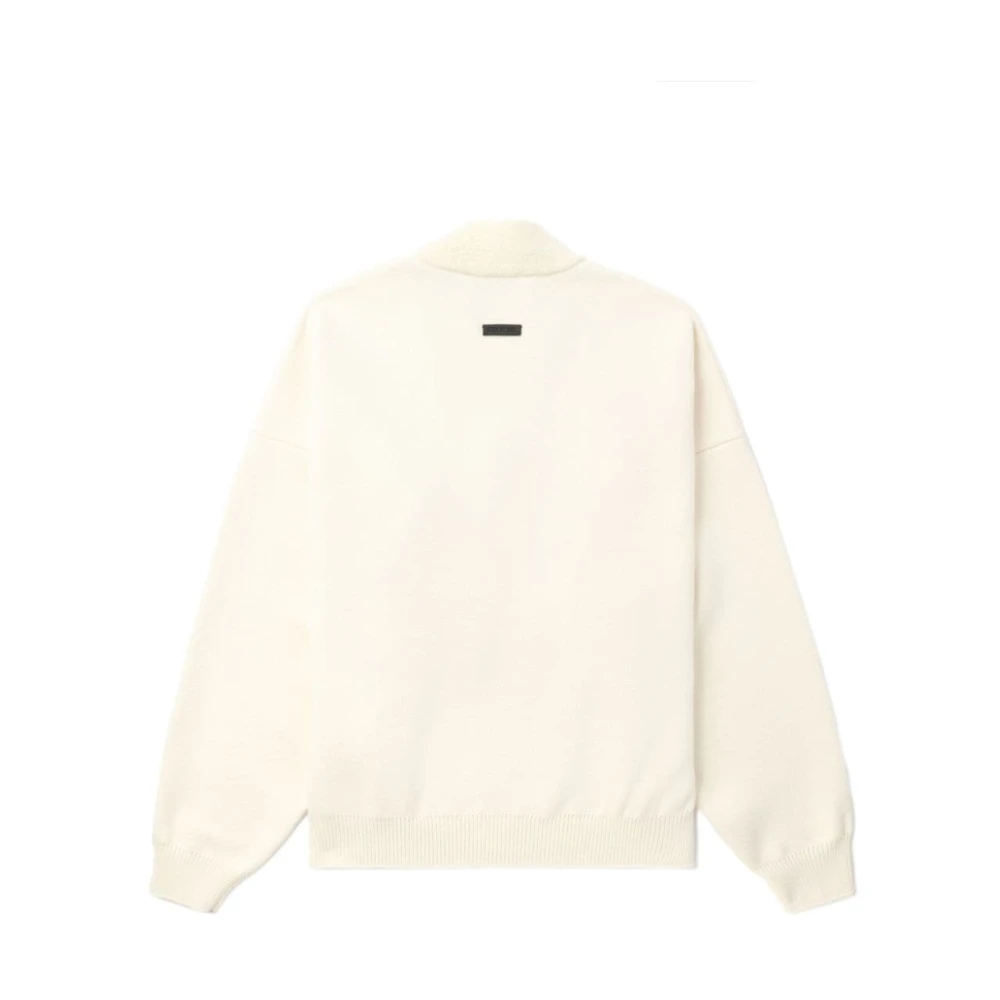 Fear Of God Crème V-hals Sweater White Heren