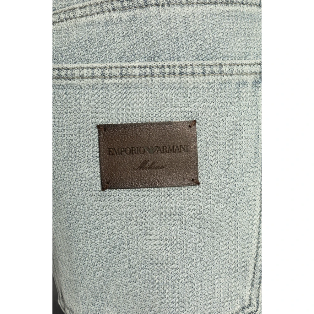 Emporio Armani Jeans met wijde pijpen Blue Heren