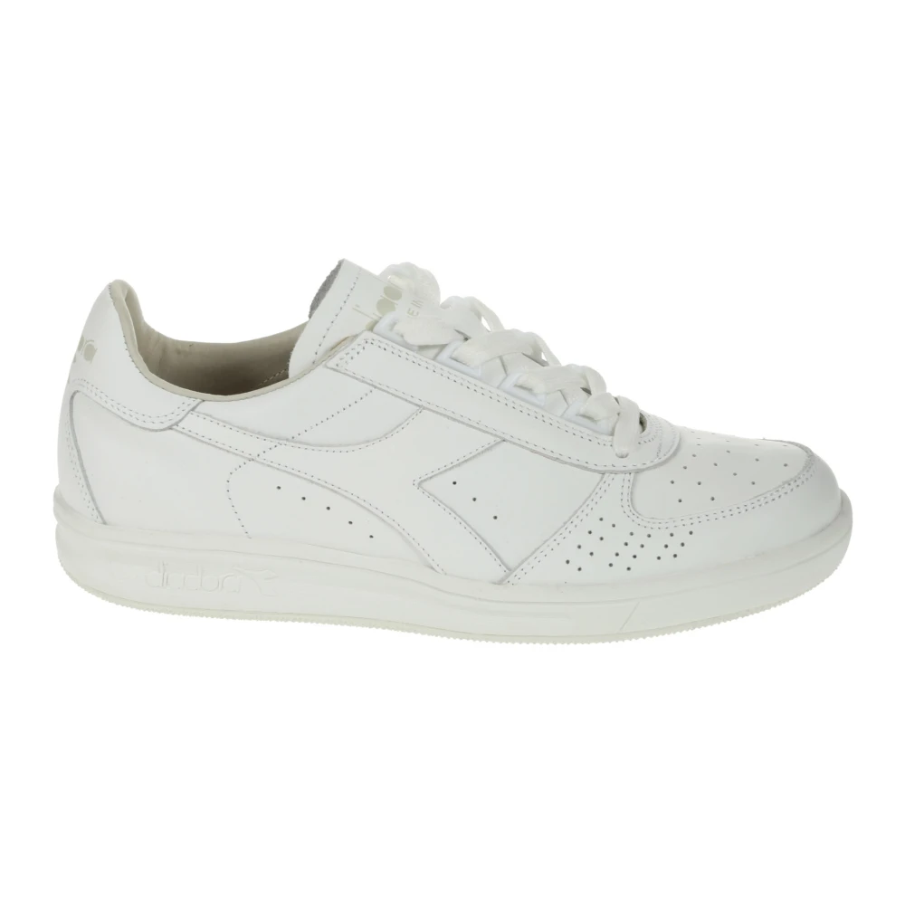 Diadora Men's White Leather Sport Trainers - Sneakers - 7 Uk - Shoes
